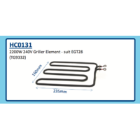 2200W 240V GRILLER ELEMENT EGT28 TG9332 HC0131