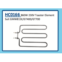 860W 230V TOASTER ELEMENT GMW815E GT400 GT700 HC0166