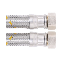 LPG NL S.S BRAIDED GAS HOSE 19mm 3/4'' BSP FC x 3/4'' BSP FC 53-SS1219 900mm