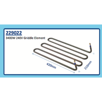 Universal 3400W 240V GRIDDLE ELEMENT 229022 spare part