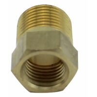 LPG BBQ CATERING Brass Reducing Adaptor Nipple 1/2” FM x 3/4” BSP Male 1000PSI