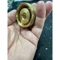 FORKLIFT CAR GAS FILLING CYLINDER  ADAPTOR BRASS CAP 1-3/4 ACME LPG CG-49