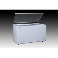 B NEW CHEST FREEZER 650LT 1.8M LONG STAINLESS STEEL  LID, R600a WHEELS 4 BASKETS