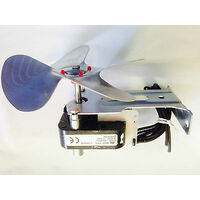 Universal COMMERCIAL FRIDGE CONDENSER  FAN MOTOR  WITH FAN BLADE & MOUNTING BRACKET spare part