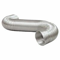 Universal Semi Rigid Aluminium Duct 5" 125mm x 3m Ventilation duct ,  Kitchen Exhaust duct spare part