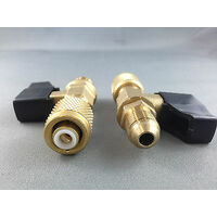 Universal R410a  Ball Valve Adapter 5/16" male 5/16" Female Swivel Manifold Refrigeration spare part