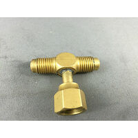 Igloo COMMERCIAL  FRIDGE  SERVICE  REPAIR BRASS ADAPTER 1/4MX1/4mx1/4F spare part
