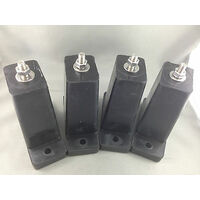 Universal AIR CONDITIONER MOUNT BRACKET SET OF 4 STANDS 280KG  LARGE RUBBER FEET STANDS spare part