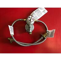 LPG REGULATOR KIT TWIN STAGE 200MJ CARAVAN HOME CAMPER RV   6060542 ITALY MADE