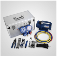 Universal 7 in 1 KIT - VACUUM PUMP MANIFOLD GAUGE RATCHED FLARING PIPE CUTTER WK-7P spare part