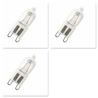 Electrolux 3 x 25W NEW  Delonghi Oven Halogen Lamp Light Bulb Globe DE605MS DE605MW spare part