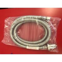 BROMIC 2M GAS HEATER 3/8" BSP HOSE WITH BAYONET  SS BRAIDED  AUSTRALIA MADE