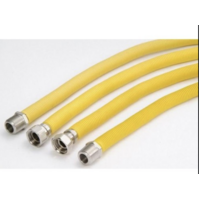 COMMERCIAL COOKING  GAMECO YELLOW CONVOLUTED S/S CONNECTOR 1/2 X 1M -  GCH-1015