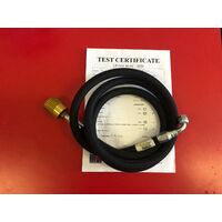 NEW FORKLIFT LPG GAS HOSE  CYLINDER TO  ENGINE  2 MTR LONG  5/16 WHEATERHEAD