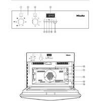 Miele GENUINE MIELE OVEN TIMER CLOCK -  P/N 04826477, H 137 MB spare part