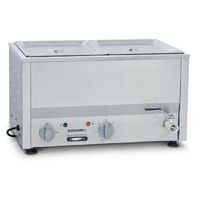 COMMERCIAL ROBAND COUNTER TOP BAIN MARIE FOOD WARMER BM2A GP884 - 2x1/2 GN