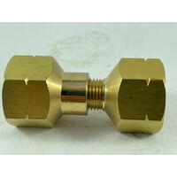 Igloo LPG CARAVAN Brass Female POL/BBQ  Adapter Joiner to Female POL/BBQ  Ferrule spare part