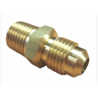 CARAVAN  LPG BBQ 1/4 SAE male flare union tapered to 1/4 BSPT male adaptor