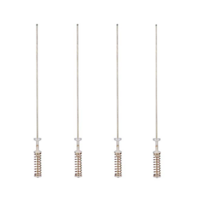 Samsung 4 x Samsung Washing Machine Suspension Rod Kit WA10J7750GW/SA WA406DJHDWR/SA spare part