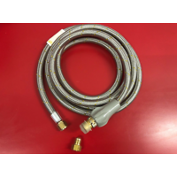 GAS BAYONET HOSE SUIT WEBBER Q & BABY Q 3 METER BRAIDED 3/8 SAE CARAVAN