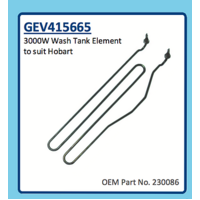 Hobart HOBART WASH TANK ELEMENT 3000W GEV415665 230086 spare part