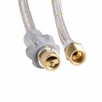 WEBER SUMMIT 10mm Stainless Steel Braided Gas hose  3/8 BSPM x  Bayonet 3MTR
