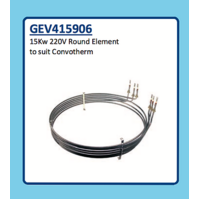 Universal CONVOTHERM ROUND ELEMENT 15Kw 220V GEV415906 spare part