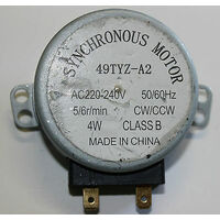 Universal Microwave Turntable Synchronous Motor 49TYZ-A2 220-240VOLT  50/60Hz 4W 5/6 r/min spare part