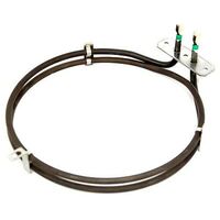 Smeg 2 X GENUINE OMEGA OVEN FAN ELEMENTS 2000W SUIT OF901XA, OF901XZ, OF902XA spare part