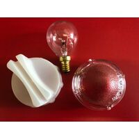 Bosch EXPRESS Bosch Oven Lamp Light Bulb Globe + Glass Cover with Removal Tool spare part