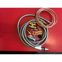 Caravan LPG Bayonet Install Kit 3m  Camper Weber Q Baby Q Retrofit  5/16 Copper