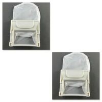 LG 2 x LG Fuzzy Logic Washing Machine Lint Filter Bag 65mm X 72mm SF-60PX WF-402 spare part