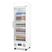 BRAND NEW  540 LITRE 1-DOOR COMMERCIAL GLASS DISPLAY  FRIDGE BEER WINE CHILLER