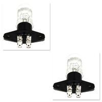 LG 2 x NEW Panasonic Microwave Oven Lamp Light Bulb Globe NNST780W spare part