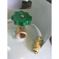 POL LPG CYLINDER  TO ¼" BSP STRAIGHT FITTING 035719 ADAPTER