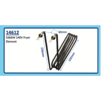 5666W 240V FRYER ELEMENT 14612