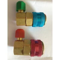 Universal MANIFOLD GAUGE 90 DEGREE 1/4" QUICK COUPLER FOR CAR AIR CONDITIONER SERVICE spare part