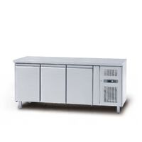 BRAND NEW S.S. UNDER BENCH 3 DOORS  FRIDGE 850mm(H) x 1800mm(W) x 700m