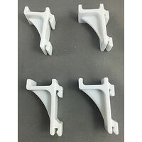 Universal COMMERCIAL DISPLAY DOUBLE DOOR  FRIDGE  SHELF 4 X PLASTIC HOLDER spare part