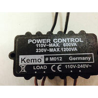 KEMO M012 MOTOR & LAMP CONTROLLER STEPLESSLY ADJUSTABLE GERMAN MADE