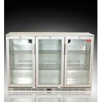 Polar G-Series Counter Back Bar Cooler with Hinged Doors Stainless Steel 330Ltr