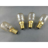 Electrolux 4 X OVEN LAMP GLOBE LIGHT BULB 25W 300°C E14 spare part