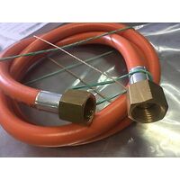 LPG NL GAS HOSE 6mm PVC 3/8'' SAE FF x 3/8'' SAE FF 6HFB1200 1.2M 4444/1200