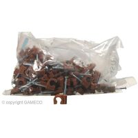 CATERING RESTAURANT-FITTINGS&VALVES PLASTIC NAIL CLIP 5/8″ (100 PACK)