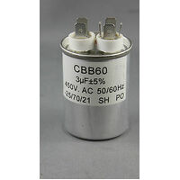 LG AIR CONDITIONER  MOTOR FAN PUMP  3uf  450Volt 3 UF Start/ Run Metal Capacitor spare part