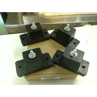 AIR CONDITIONER MOUNT BRACKET SET OF 4   CAN STANDS 280KG RUBBER FEET STANDS