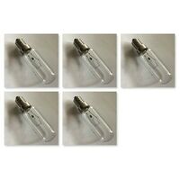 Fisher & Paykel 5 x Blanco Rangehood Lamp Light Bulb Globe BRF61W BRF61X BRF62X BRF92X spare part