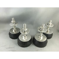 Kelvinator AIR CONDITIONER MOUNT BRACKET SET OF 4  RUBBER FEET STANDS ADJUSTABLE HEAVY DUTY spare part