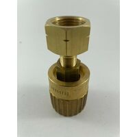 Bromic BRAND NEW FORKLIFT LPG GAS FILLER BOTTLE COUPLING 1&1/4" Acme TO 1/4" NPT F spare part