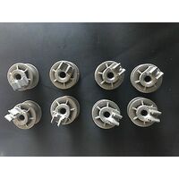 LG 8 x LG DISHWASHER ROLLERS UPPER BASKET WHEELS LD-1420W2, LD-1420T2, LD-1420B2, spare part